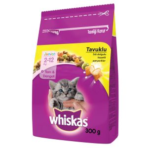 Whiskas Tavuklu Kuru Yavru Kedi Maması 300 G