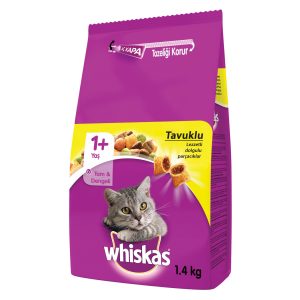 Whiskas Tavuk Ve Sebzeli Kuru Kedi Maması 1400 G