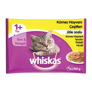 Whiskas Pouch Geleneksel Tat 4’Lü Paket