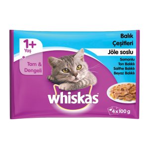 Whiskas 4’Lü Paket Balık Çeşitleri