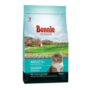 Bonnie Adult Kedi Maması Somon  1,5 Kg