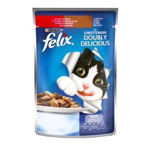 Felix Sığır Etli Ve Kanatlı Tam Yaş Kedi Maması 100 G Pouch