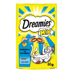 Dreamies Somonlu ve Peynirli Kedi Ödül Maması 60 G