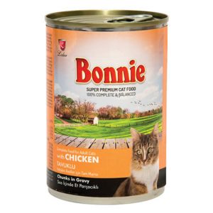 Bonnie Tavuklu Kedi Konserve Sos İçinde 415 G