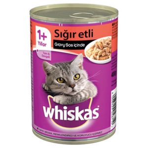 Whiskas Biftekli Konserve Kedi Maması 400 G